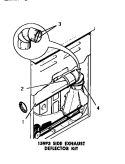 159P3 SIDE EXHAUST DEFLECTOR KIT Diagram and Parts List for DG6241  Speed Queen Dryer