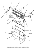 Part Location Diagram of 54985 Whirlpool CONTROL PANEL