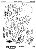 Page 1 Diagram and Parts List for 70/4009  Litton Microwave