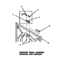 DRUM LIGHT & COVER PLATE Diagram and Parts List for DG3860  Speed Queen Dryer