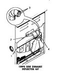 159P3 SIDE EXHAUST DEFLECTOR KIT Diagram and Parts List for DG3860  Speed Queen Dryer