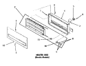 HEATER BOX Diagram and Parts List for DE3670  Speed Queen Dryer