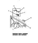 DRUM LIGHT & COVER PLATE Diagram and Parts List for DG6271  Speed Queen Dryer