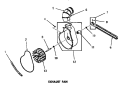 EXHAUST FAN Diagram and Parts List for DG6271  Speed Queen Dryer