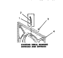 DRUM LIGHT & COVER PLATE Diagram and Parts List for DE6260  Speed Queen Dryer