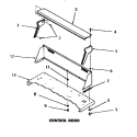 Part Location Diagram of 52921 Whirlpool CONTROL HOOD TOP