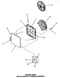 LOADING DOOR Diagram and Parts List for DE6051  Speed Queen Dryer