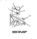 DRUM LIGHT & COVER PLATE Diagram and Parts List for DE6051  Speed Queen Dryer