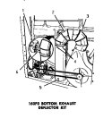 160P3 BOTTOM EXHAUST DEFLECTOR KIT Diagram and Parts List for DE6051  Speed Queen Dryer