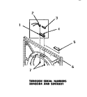 DRUM LIGHT & COVER PLATE Diagram and Parts List for DG6161  Speed Queen Dryer