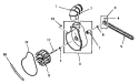 EXHAUST FAN Diagram and Parts List for FE9021  Speed Queen Dryer