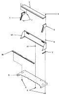 CONTROL HOOD Diagram and Parts List for FE6171  Speed Queen Dryer