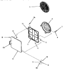 LOADING DOOR Diagram and Parts List for FE6171  Speed Queen Dryer