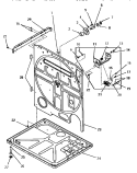 REAR FRAME AND FRAME BASE Diagram and Parts List for FE6171  Speed Queen Dryer