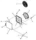LOADING DOOR Diagram and Parts List for FE9171  Speed Queen Dryer