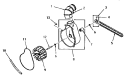 EXHAUST FAN Diagram and Parts List for FE9171  Speed Queen Dryer
