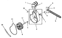 EXHAUST FAN Diagram and Parts List for FE3830  Speed Queen Dryer