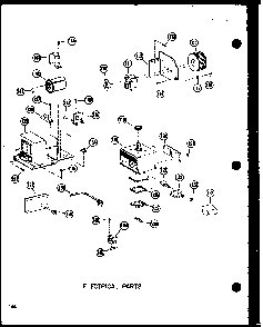 Electrical Parts Diagram and Parts List for R-2 P71306-2M Amana Microwave