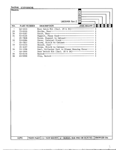 Exterior Page 5 Diagram and Parts List for 8540A REV E Norge Dryer