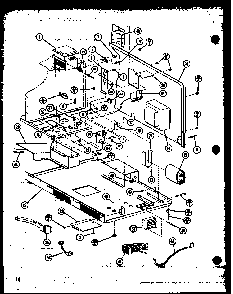 Magnetron And Transformer Diagram and Parts List for RMC-20C-ET6 P76635-2M Amana Microwave