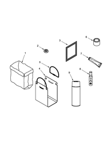 Accessory Parts Diagram and Parts List for MTUC7500ADE0  Maytag Trash Compactor