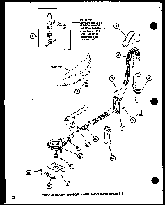Section 5 Diagram and Parts List for LW2603 P1110504W W Amana Washer