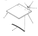 CABINET TOP Diagram and Parts List for FE3130  Speed Queen Dryer
