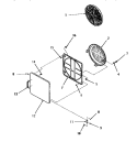 LOADING DOOR Diagram and Parts List for FE3130  Speed Queen Dryer