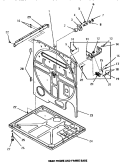 REAR FRAME & FRAME BASE Diagram and Parts List for FE3130  Speed Queen Dryer