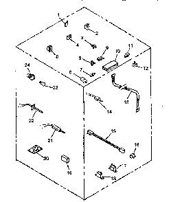 Part Location Diagram of 0309003 Whirlpool SWITCH, FAN AND SPARK