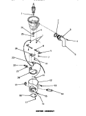 MOTOR ASSY Diagram and Parts List for DB7111N  Speed Queen Trash Compactor