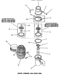 HOPPER, SHREDDER & SOUND SHELL Diagram and Parts List for DB2221N  Speed Queen Trash Compactor