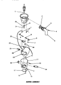 MOTOR ASSY Diagram and Parts List for DB7221N  Speed Queen Trash Compactor