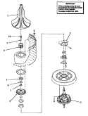 SHORT POST DRIVE (ADDITION) Diagram and Parts List for UE8230  Speed Queen Washer Dryer Combo
