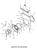 Part Location Diagram of 60018L Whirlpool OUTER DOOR PANEL, ALMOND