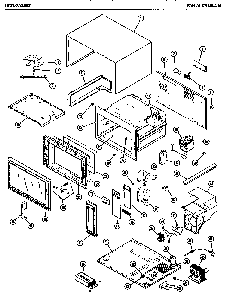 Part Location Diagram of M60D127 Whirlpool POWER TRANSFOMER