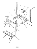 FRAME Diagram and Parts List for DC5700  Speed Queen Dishwasher