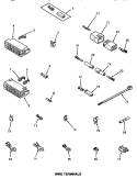 WIRE TERMINALS Diagram and Parts List for AA8431  Amana Washer