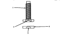 LEVELING LEG (CHANGE) Diagram and Parts List for AA8431  Amana Washer