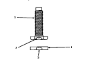 LEVELING LEG (CHANGE) Diagram and Parts List for AA3410  Amana Washer