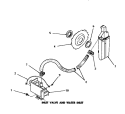 INLET VALVE & WATER INLET Diagram and Parts List for DL5700  Speed Queen Dishwasher
