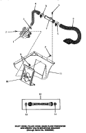 INLET / FILL HOSE / BACK FL PREVENTER & BRKT Diagram and Parts List for HA3001  Amana Washer