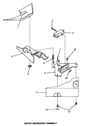 SWITCH & BRACKET ASSY Diagram and Parts List for HA4020  Amana Washer