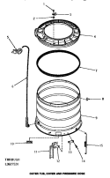 Part Location Diagram of 27137 Whirlpool COVER OUTER TUB