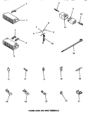 POWER CORD & WIRE TERMINALS Diagram and Parts List for HA4020  Amana Washer
