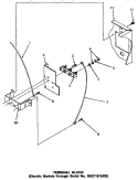 TERMINAL BLOCK (THRU SN S6271975XG) Diagram and Parts List for NE6313  Speed Queen Dryer