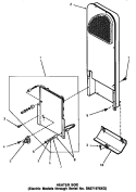 HEATER BOX (THRU SN S6271975XG) Diagram and Parts List for NE4513  Speed Queen Dryer