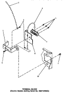 TERMINAL BLOCK (STARTING SN S6271976XG) Diagram and Parts List for NE4513  Speed Queen Dryer