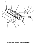 GRAPHIC PANEL, CONTROL HOOD & CONTROLS Diagram and Parts List for AG4119  Speed Queen Dryer