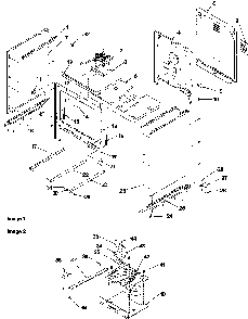 Cabinet Diagram and Parts List for ART6110E-P1143449NE  Amana Range